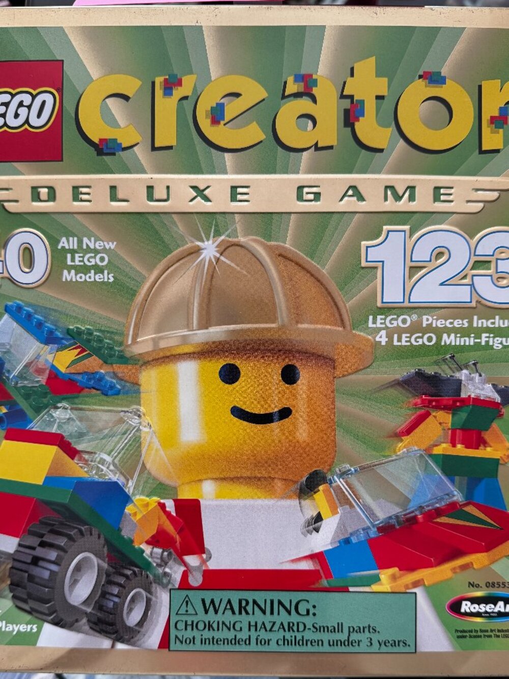 Rare LEGO creator Deluxe Game in Collectible Vintage Tin No. 08553 by RoseArt